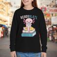 Reads Alotl Shirt Kids Readsolotl Read Axolotl Shirt Books Youth Long Sleeve Tee
