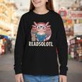 Readsolotl Axolotl Reading Book Lover Kawaii Bookworms Youth Long Sleeve Tee Readsolotl Axolotl Reading Book Lover Kawaii Bookworms Youth Long Sleeve Tee