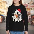 Retro Ghost Reading Book With Cat Bookish Club Christmas Men Women Kids Youth Long Sleeve Tee Retro Ghost Reading Book With Cat Bookish Club Christmas Men Women Kids Youth Long Sleeve Tee