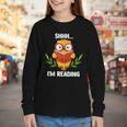 Shhh I'm Reading World Book Day Costume 2026 Kids Youth Long Sleeve Tee