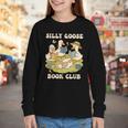 Silly-Goose Book Club Goose And Book Lovers Youth Long Sleeve Tee Silly-Goose Book Club Goose And Book Lovers Youth Long Sleeve Tee