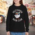 Silly Goose Book Club Reading Lover Youth Long Sleeve Tee