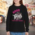 Smutty Book Merch Good Girls Read Dirty Books Smut Readers Youth Long Sleeve Tee