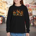Teacher Fall Thanksgiving Turkey Reading Books Lovers Youth Long Sleeve Tee Teacher Fall Thanksgiving Turkey Reading Books Lovers Youth Long Sleeve Tee