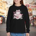 Teacher Valentine's Day All Booked For Valentines Reading Youth Long Sleeve Tee
