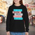 Threadless Grey Sky Chai Trans Book Pride Graphic Youth Long Sleeve Tee