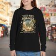 Tired Moms Book Club Cozy Night Coffee Reading Cat Youth Long Sleeve Tee