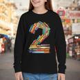 Toddler 2nd Birthday Books Themed 2 Year Old Boys Kids Girls Youth Long Sleeve Tee
