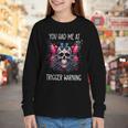 You Had Me At Trigger Warning ShirtTrigger Warning Books Youth Long Sleeve Tee