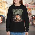 Unearth A Story Fox Reads a Book Youth Long Sleeve Tee