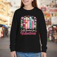 Valentine All Booked For Valentine Book Lovers Teacher Kid Youth Long Sleeve Tee