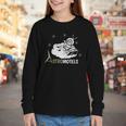 Vintage Hotel Matchbook Astro Motels 50s Retro Spaceman Youth Long Sleeve Tee