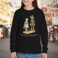 Wizard Of Oz Book Quote Scarecrow Dorothy Retro Drawing Youth Long Sleeve Tee