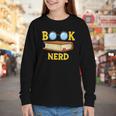 Women's Adorable Book Nerd Typography Minimalist Library Lover Youth Long Sleeve Tee Women's Adorable Book Nerd Typography Minimalist Library Lover Youth Long Sleeve Tee