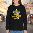 Women's Best Book Reviewer Critic Job Occupation Youth Long Sleeve Tee Women's Best Book Reviewer Critic Job Occupation Youth Long Sleeve Tee