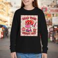 Women's Read Your Heart Out Groovy Bookish Valentine Day Women Girls Youth Long Sleeve Tee Women's Read Your Heart Out Groovy Bookish Valentine Day Women Girls Youth Long Sleeve Tee