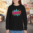 Yeah Comic Comic Book Graphic Youth Long Sleeve Tee