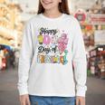 100th Day Of School Teacher Books 100 Days Of Preschool Girl Youth Long Sleeve Tee
