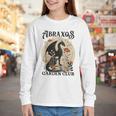 Abraxos Flower Garden Club Book Lover Fantasy Dragon Bookish Youth Long Sleeve Tee