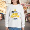 Best Book Editor Job Occupation Premium Tri-Blend Youth Long Sleeve Tee Best Book Editor Job Occupation Premium Tri-Blend Youth Long Sleeve Tee