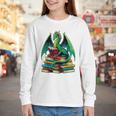 Book Dragon Reading Books Youth Long Sleeve Tee