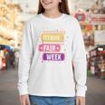 Book Fair Bookworm Library Its Book Fair Week Youth Long Sleeve Tee