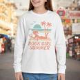 Book Girl Summer Book Reading Retro Sunset Youth Long Sleeve Tee Book Girl Summer Book Reading Retro Sunset Youth Long Sleeve Tee