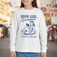 Book Girl Summer Youth Long Sleeve Tee