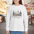 My Book Preference Has Me On The Naughty List Christmas Tree Youth Long Sleeve Tee