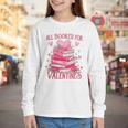 All Booked For Valentine Books Lover Teacher Floral Youth Long Sleeve Tee All Booked For Valentine Books Lover Teacher Floral Youth Long Sleeve Tee