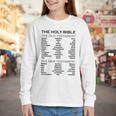 The Books Of The Bible Old And New Testament Complete List Youth Long Sleeve Tee