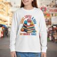 Books Coffee & Yarn Lover My Favorite Things Youth Long Sleeve Tee Books Coffee & Yarn Lover My Favorite Things Youth Long Sleeve Tee