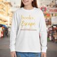 Books Are My Escape Simple Reading Quote Youth Long Sleeve Tee