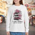 I Like Books More Than I Like People Reader Teacher Bookworm Youth Long Sleeve Tee