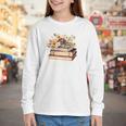 Booktrovert Vintage Wildflowers Books For Book Lovers Youth Long Sleeve Tee Booktrovert Vintage Wildflowers Books For Book Lovers Youth Long Sleeve Tee
