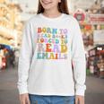 Born To Read Books Forced To Read Emails Reader Librarian Premium Youth Long Sleeve Tee Born To Read Books Forced To Read Emails Reader Librarian Premium Youth Long Sleeve Tee