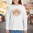 Born To Read Books Forced To Emails Vintage Retro Rainbow Youth Long Sleeve Tee
