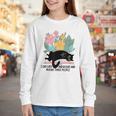 Cat Meme I Like Cats And Books And Maybe Three People Youth Long Sleeve Tee