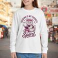 Cat Reading Is My Favorite Sport Retro Book Lover Youth Long Sleeve Tee Cat Reading Is My Favorite Sport Retro Book Lover Youth Long Sleeve Tee