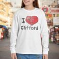 Clifford The Big Red Dog I Heart Clifford Childrens Books Youth Long Sleeve Tee