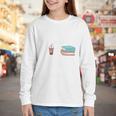 Coffee And Books Youth Long Sleeve Tee