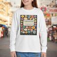 Composition Notebook Costume Teacher Matching Halloween Book Youth Long Sleeve Tee