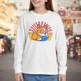 Corgi Dog Reading Book Book Lover Dog Lover Youth Long Sleeve Tee