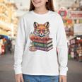 Cute Nerdy Fox Read Books Be Kind Stay Weird Book Club Premium Tri-Blend Youth Long Sleeve Tee Cute Nerdy Fox Read Books Be Kind Stay Weird Book Club Premium Tri-Blend Youth Long Sleeve Tee