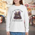 Dark Romance Merch I Put Down My Book Lover Spicy Skeleton Youth Long Sleeve Tee