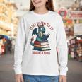 Dark Romance Romantasy Easily Distracted By Dragons & Books Youth Long Sleeve Tee Dark Romance Romantasy Easily Distracted By Dragons & Books Youth Long Sleeve Tee