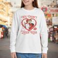 We Didn't Even Kiss Hockey Romance Book Youth Long Sleeve Tee