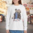 Dungeon Crawler Carl Sketchbook Princess Donut And Carl Book Youth Long Sleeve Tee
