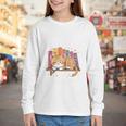 Easily Distracted By Cats And Books Cute Cat Sleeping Girls Youth Long Sleeve Tee Easily Distracted By Cats And Books Cute Cat Sleeping Girls Youth Long Sleeve Tee