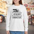 Emotionally Attached To Fictional Characters Banned Books Youth Long Sleeve Tee